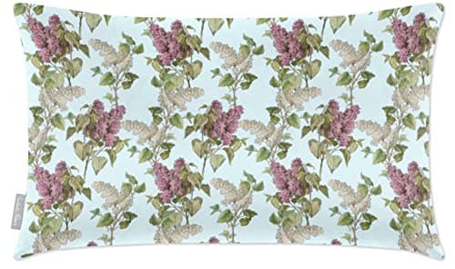 Image of Izabela Peters Eco-Friendly Velvet Cushions - Filled, 50 x 30 cm, Evening Garden - Duck Egg, Chair & Sofa Seat Cushions