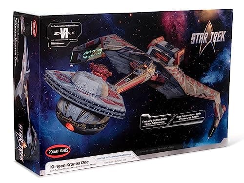 Image of Polar Lights Star Trek 6: The Undiscovered Country Klingon Kronos One 1:350 Scale Model Kit