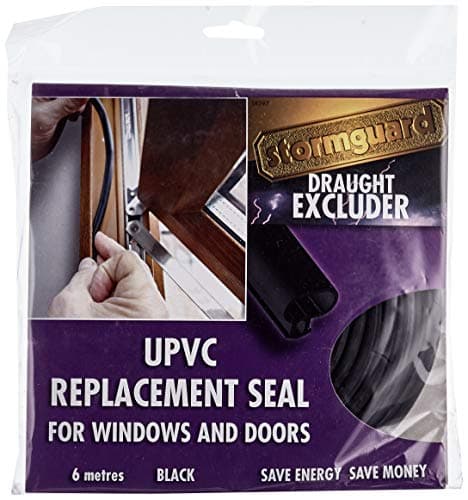 Image of STORMGUARD 05SR397006MB 6 m UPVC Replacement Push in Seal - Black