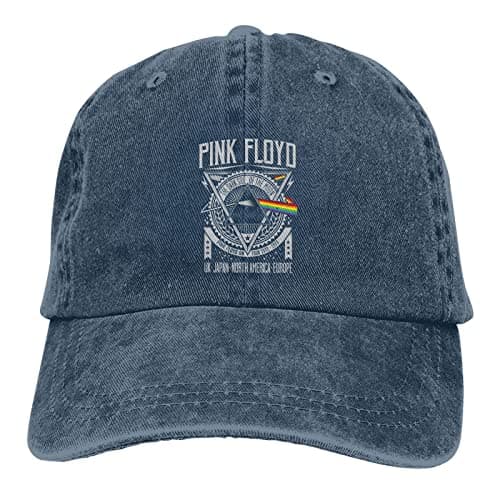 Image of EZKYZTLW Pink Rainbow Floyd Unisex Hip Hop Cap Adjustable Baseball Hats Mens Womens Snapback Hat Sun Hats for Outdoor Sports