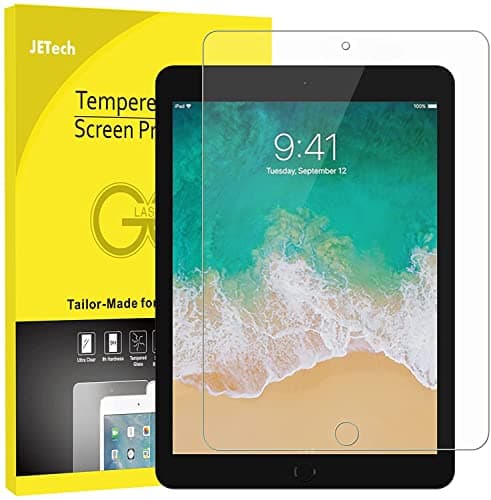 Image of JETech Screen Protector for iPad Pro 12.9 (2015 and 2017 Model), Tempered Glass Film