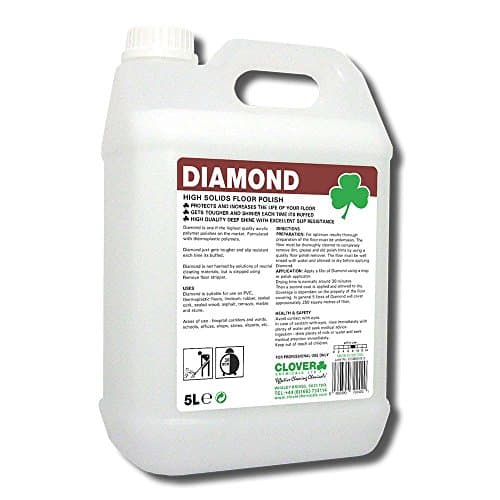 Image of Clover Chemicals 101 Diamond Acrylic Floor Polish, 25%, 5 L