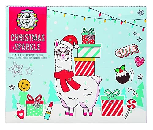 Image of Chit Chat Cosmetic & Toiletry Advent Calendar Kids Christmas Countdown Fun Girls Make Up Gift Set