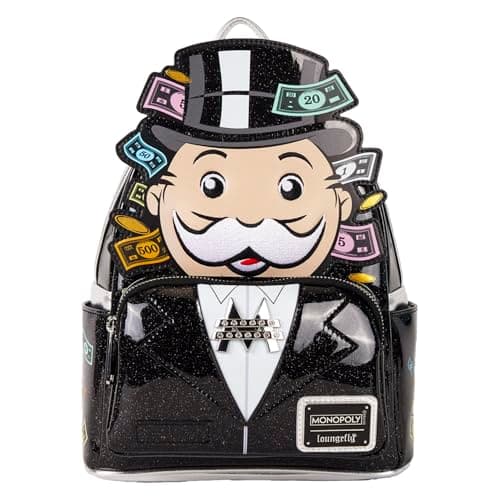 Image of Loungefly Hasbro Monopoly Pennybags Mini Backpack