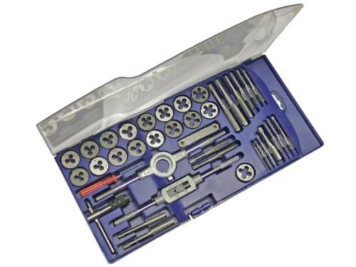 Image of Faithfull FAITAPDSET39 Metric Tap and Die Set Carbon Steel (39 Pieces)