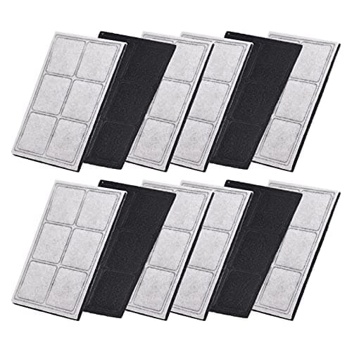 Image of skrskr Compatible with Drinkwell Platinum Cat Water Fountain Filters 12pcs Replacement Filters, White