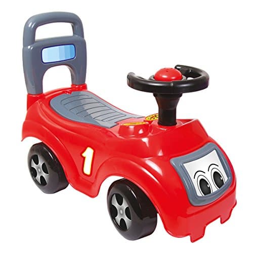 Image of Dolu Children's Sit-N-Ride Push Along Car Red