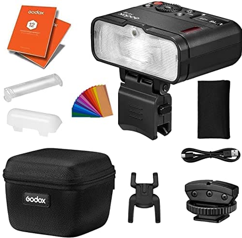 Image of GODOX MF-12 Macro Flash Kit, 2.4G Wireless TTL Flash with Rechargeable Lithium battery, 500 Full Power Flash, 0.01-1.7s Recycle Time Macro Flash Compatible with Nikon, Sony, Canon, Fuji