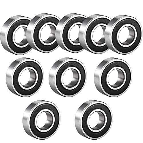Image of 10 Pack Deep Groove Ball Bearing Double Side Rubber Sealed Deep Groove Ball Bearings 10mm x 26mm x 8mm