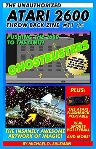 Image of The Unauthorized Atari 2600 Throw Back Zine #11: Ghostbusters, Imagic Artwork, Realsports Volley Ball, The Atari Flashback Portable, plus more!