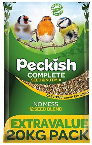 Image of Peckish 60051246 Complete Seed and Nut No Mess Wild Bird Food Mix, 20 kg, Natural