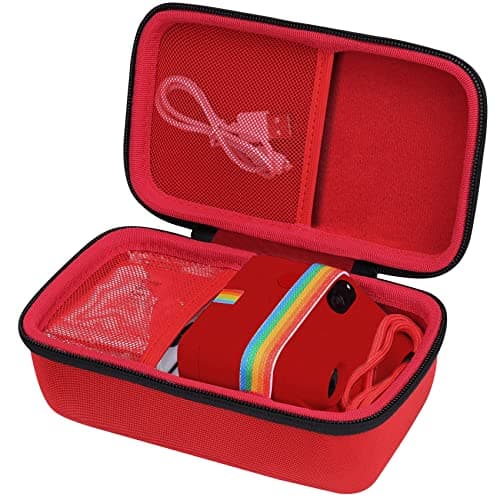 Image of Khanka for Polaroid Go Generation 2 / Polaroid Go Instant Mini Camera Hard Travel Carrying Storage Case with Carry Handle.(Red,Case Only)