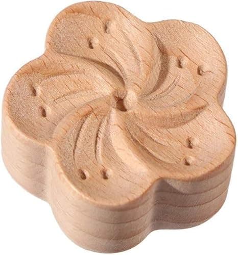 Image of Brown Walnut Essential Oil Diffuser Fragrance Diffused Sleep Aid Aromatherapy, Flower Shaped Essential Oil Diffuser, Diffuser for Stress Relief Diffusers Aromatherapy
