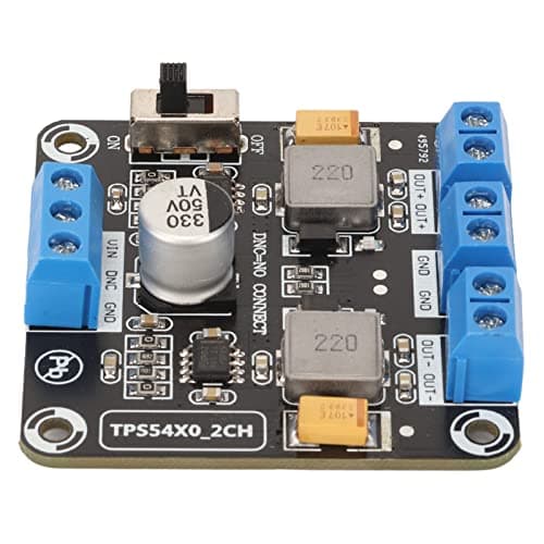 Image of ASHATA Positive Negative Dual Output Module, Dual Power Supply Modules, TPS5430 12V 15V Reverse Connection Low Noise Voltage Converter Module