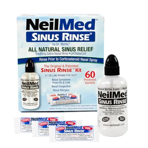 Image of NeilMed Sinus Rinse Original Kit, Squeeze Bottle + 60 Sachets