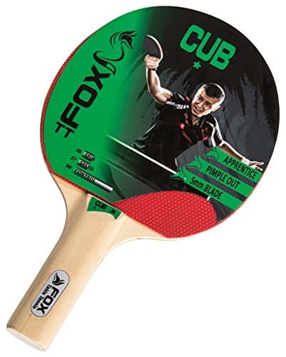 Image of Fox TT Cub 1 Star Table Tennis Bat - Red, one size