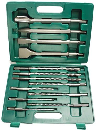 Image of Mannesmann M12588 SDS-Plus Drill Bit and Chisel Set 13 Pieces
