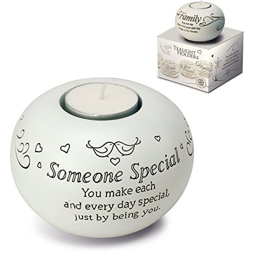 Image of Said with Sentiment 7314 Sentiment Tealight Holder Someone Special