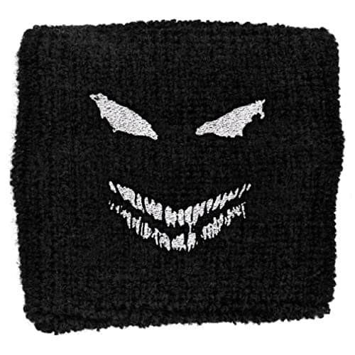 Image of Disturbed Sweatband Face Logo Sweatband Bracelet Wristband