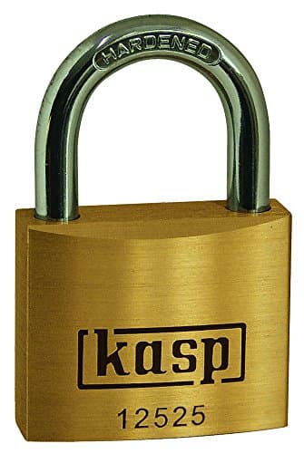 Image of Kasp K12525 Premium Brass Padlock-25mm, 25 mm