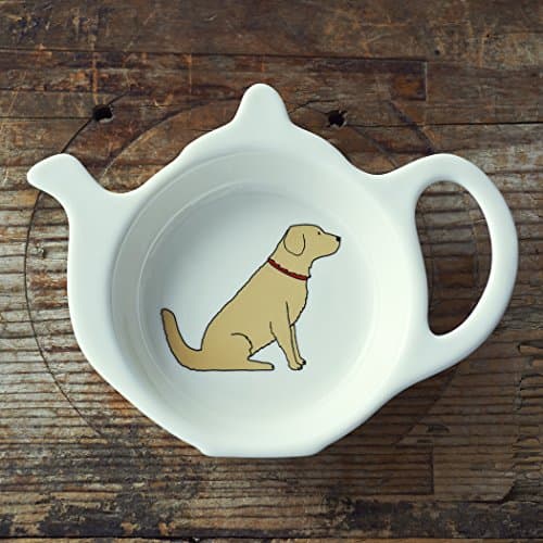 Image of Sweet William Golden Retriever Teabag Dish