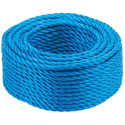 Image of Draper 30m x 6mm Polypopylene Rope | Washing Line Rope | Multi-purpose Cord | Weather Resistant Monofilament | Heavy Duty | 11673