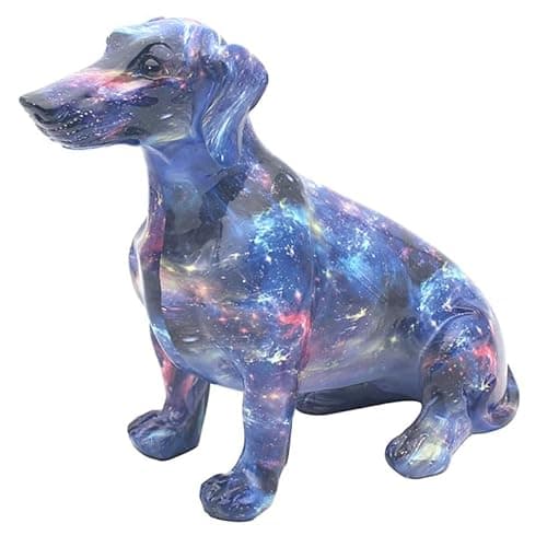 Image of Lesser & Pavey Galaxy Dachshund Figurine For Home & Office | Home Decor Ornaments Gift For Women & Men | Beautiful Figurine For Indoor & Outdoor | Living Room Decor Ornaments