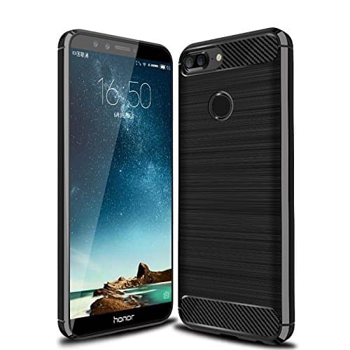 Image of Cruzerlite Case for Huawei Honor 9 Lite Case, Carbon Fiber Shock Absorption Slim Case for Huawei Honor 9 Lite (Black)