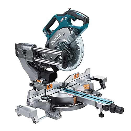 Image of Makita LS002GD202 40V Max Li-ion XGT Brushless 216mm Slide Compound Mitre Saw Complete with 2 x 2.5 Ah Batteries and Charger