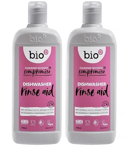 Image of (2 Pack) - Bio-D - Dishwasher Rinse Aid | 750ml | 2 PACK BUNDLE