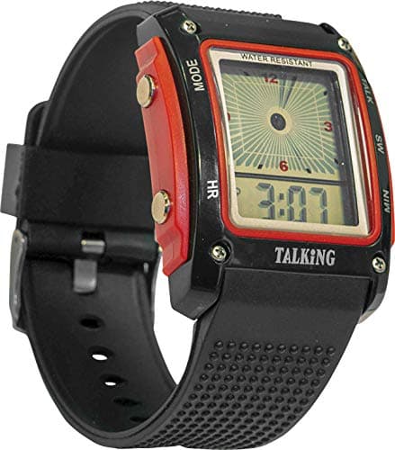 Image of Aidapt Talking Dual Display Waterproof Watch with Loud Clear Easy to Understand Voice, Daily Alarm and Adjustable Strap for Visually Impaired and Blind Users