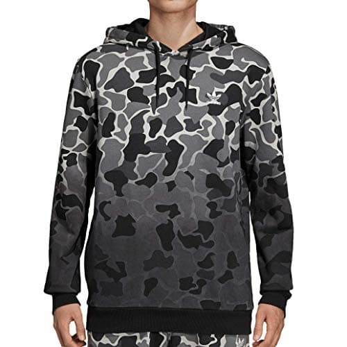 Image of adidas Originals Men's Camo Dipped Pullover Hoodie, Multi, S