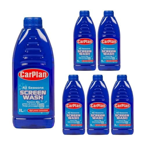 Image of CarPlan SWA001 All Season Concentrated Car Screenwash 1L Litre x 6