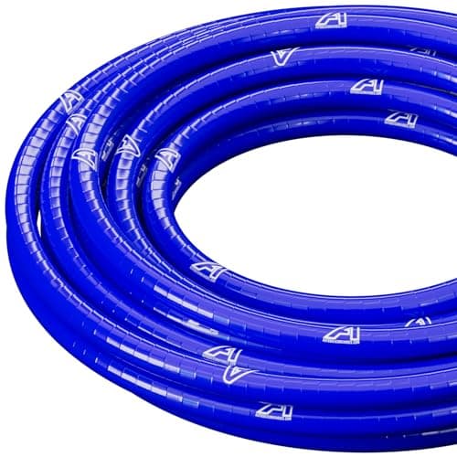 Image of 19mm (3/4") Internal Diameter Blue Continuous Silicone Radiator Vacuum Coolant Hose x 1 Metre Long