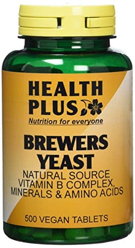Image of Health Plus Brewers Yeast 300mg Vitamin B Supplement - 2 X Packs Of 500 Tablets, total 1000 Tablets (Pack of 2)