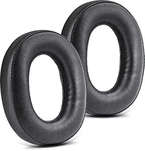Image of TRANSTEK Replacement Ear Cushions (2) - Protein Leather, Soft Memory Foam, Compatible with Bowers & Wilkins Px7 Headphones