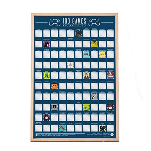 Image of Gift Republic GR630016 Scratch Off Bucket List Video Games