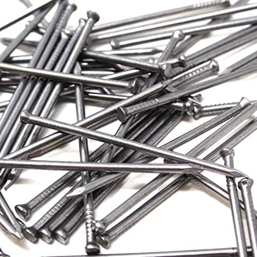Image of SISI UK® STAINLESS STEEL PINS, PANEL PINS,PICTURE TACKS, HARDBOARD NAILS 50mm (50pcs)