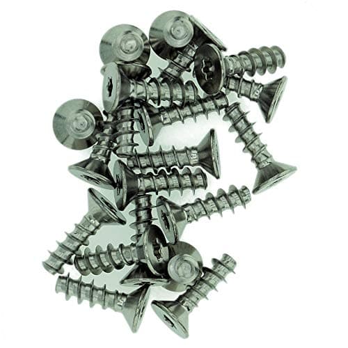 Image of D3 (3mm x 12mm) TX Countersunk Screws for Plastic - Stainless Steel (A2) (Pack of 20)
