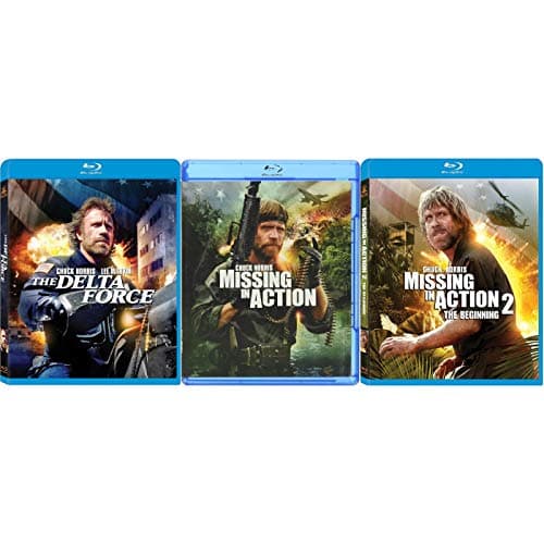 Image of Delta Force / Missing in Action / Missing in Action 2: The Beginning 3 Disc Blu Ray Set Starring Chuck Norris