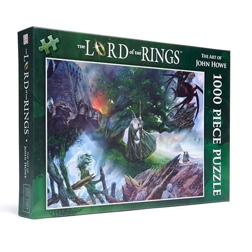 Image of Thames & Kosmos The Lord of the Rings: Gandalf Jigsaw Puzzle, 1000 Piece Puzzle for Adults and Kids, Stunning Art and Visuals, Age 7+, Red