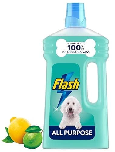Image of Multi-Surface Cleaning | All Purpose Floor Cleaner 1L | Powerful Grease & Dirt Removal | Fresh Long-Lasting Fragrance (Flash All-Pawpose Floor Cleaner Citrus Scent 1L)