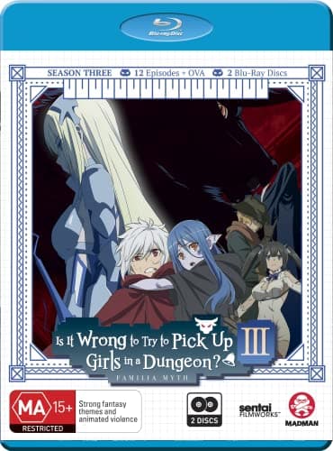 Image of Is it Wrong to Try to Pick up Girls in a Dungeon : Season 3 [Region B] [Blu-ray]