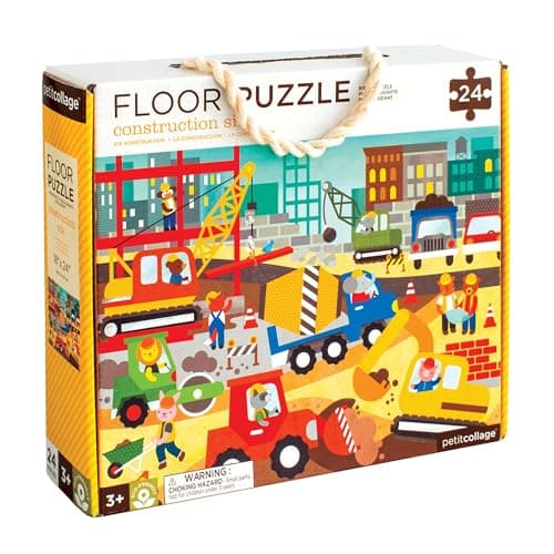 Image of Petit Collage Floor Puzzle | Construction Site