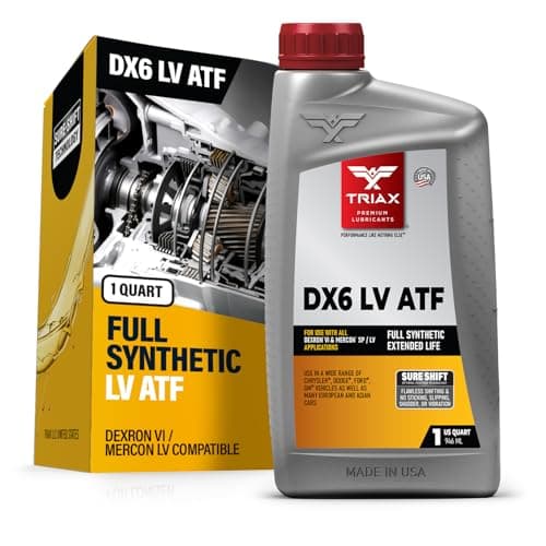 Image of TRIAX Transyn DEX VI Fully Synthetic Low Viscosity ATF - Compatible with GM Dexron VI - Honda/Acura DW-1 - Toyota WS - Most GM, Chrysler, Jeep Vehicles - 1 Quart (946 ml)