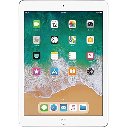 Image of Apple iPad 9.7 (5th Gen) 32GB Wi-Fi - Silver (Renewed)