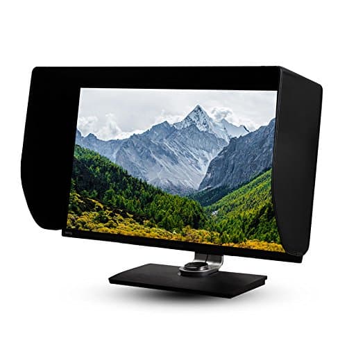 Image of iLooker 32P 31&32 inch Pro Edition LCD LED Video Monitor Hood Sunshade Sunhood for Dell HP Viewsonic Philips Samsung LG EIZO NEC ASUS ACER BENQ AOC LENOVO, Fits Monitor Frame Width 725-745mm
