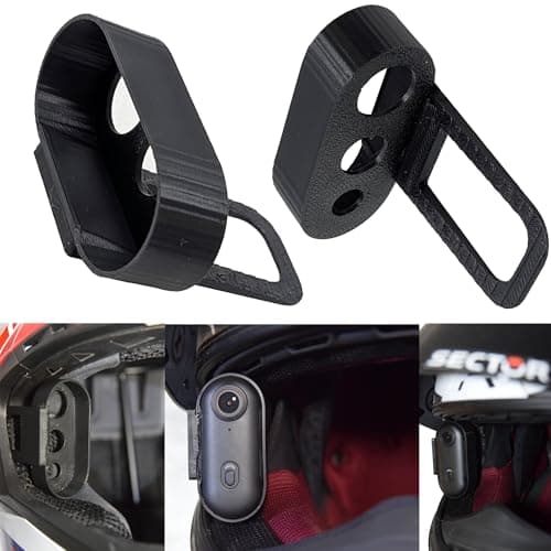 Image of Recall POV Motorcycle Helmet Camera Mount Suitable For Mini Action Cam Motorbike, Go-Karting Racing Track Day Cam Point Of View Internal 3D Printed Insert Holder Mounting