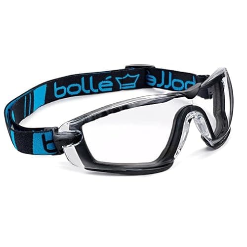 Image of Bolle COBFSPSI Polycarbonate Cobra Spectacles with Anti-Scratch and Fog Lens, Clear