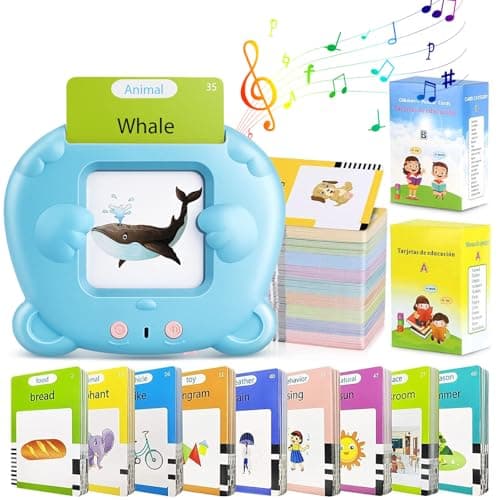 Image of 510 Words Talking Flash Cards for Toddler 3-6 Year Olds, Learning Montessori Toys with 255 Cards, Pocket Speech for Toddlers Therapy Toys, Children's Sensory Preschool Learning Educational Birthday